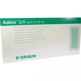 ASKINA Soft wound dressing 9x20 cm sterile, 30 pcs