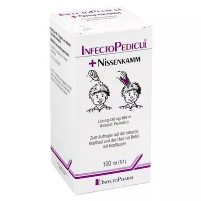 Infectopedicul solution + nit comb, 100 ml