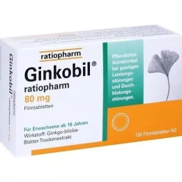 GINKOBIL-ratiopharm 80 mg film-coated tablets, 120 pcs