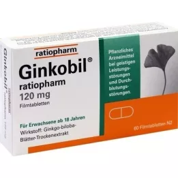 GINKOBIL-ratiopharm 120 mg film-coated tablets, 60 pcs