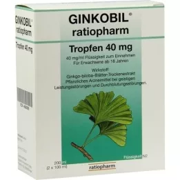 GINKOBIL-ratiopharm drops 40 mg, 200 ml