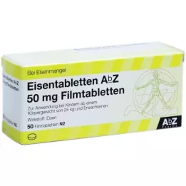 EISENTABLETTEN AbZ 50 mg film-coated tablets, 50 pcs