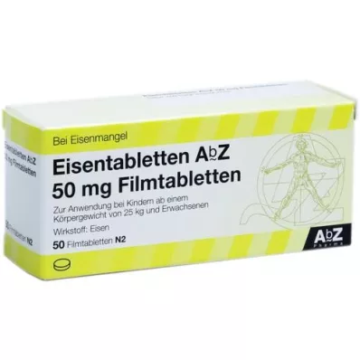 EISENTABLETTEN AbZ 50 mg film-coated tablets, 50 pcs