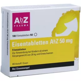 EISENTABLETTEN AbZ 50 mg film-coated tablets, 100 pcs