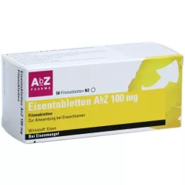 EISENTABLETTEN AbZ 100 mg film-coated tablets, 50 pcs