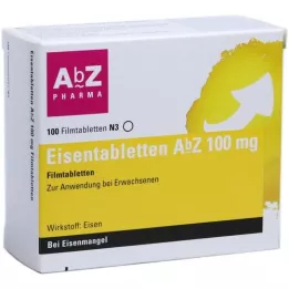 EISENTABLETTEN AbZ 100 mg film-coated tablets, 100 pcs