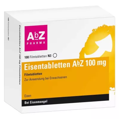 EISENTABLETTEN AbZ 100 mg film-coated tablets, 100 pcs EISENTABLETTEN AbZ 100 mg film-coated tablets, 100 pcs