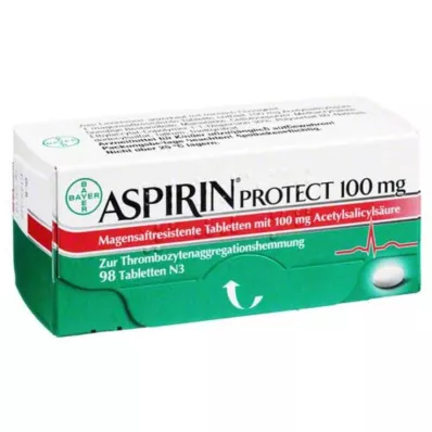 ASPIRIN Protect 100 mg enteric-coated tablets, 98 pcs ASPIRIN Protect 100 mg enteric-coated tablets, 98 pcs