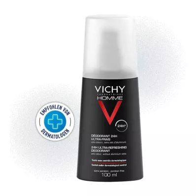 Vichy Homme deodorant sprayer ultra-fresh, 100 ml Vichy Homme deodorant sprayer ultra-fresh, 100 ml
