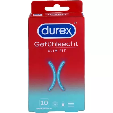 DUREX Sensitive Slim Fit condoms, 10 pcs