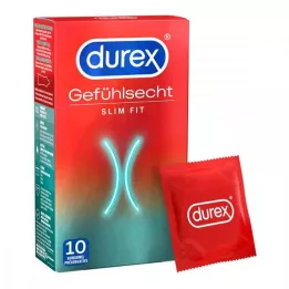 DUREX Sensitive Slim Fit condoms, 10 pcs