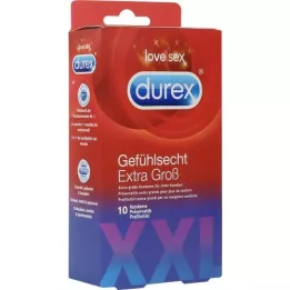 DUREX Sensitive extra large condoms, 10 pcs