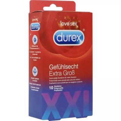 DUREX Sensitive extra large condoms, 10 pcs