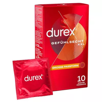 DUREX Sensitive extra large condoms, 10 pcs