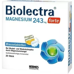 BIOLECTRA Magnesium 243 mg forte Orange Effervescent Tab, 20 pcs