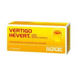 VERTIGO HEVERT SL Tablets, 40 pc