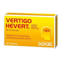 VERTIGO HEVERT SL Tablets, 40 pc