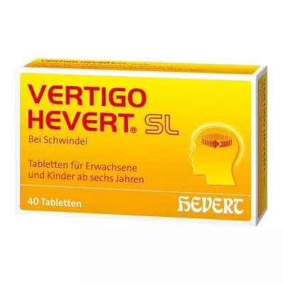 VERTIGO HEVERT SL Tablets, 40 pc