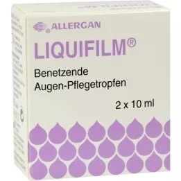 LIQUIFILM Wetting Eye Care Drops, 2X10 ml
