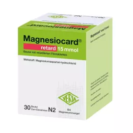 MAGNESIOCARD retard 15 mmol sachet w.ret.filmtabl., 30 pcs
