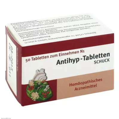 ANTIHYP Schuck tablets, 50 pcs