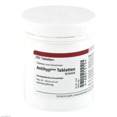 ANTIHYP Schuck tablets, 250 pc ANTIHYP Schuck tablets, 250 pc