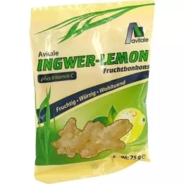 INGWER LEMON Candies+Vitamin C, 75 g