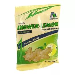 INGWER LEMON Candies+Vitamin C, 75 g