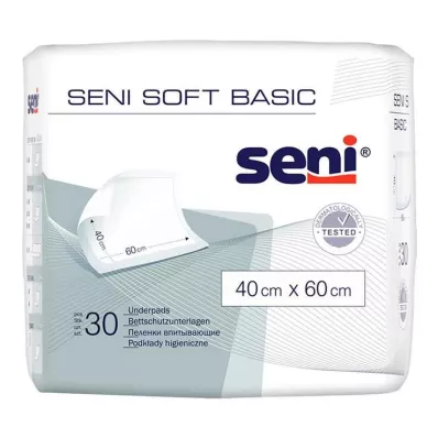 SENI Soft Basic bed protection pad 40x60 cm, 30 pcs
