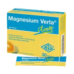 MAGNESIUM VERLA direct granules citrus, 30 pcs