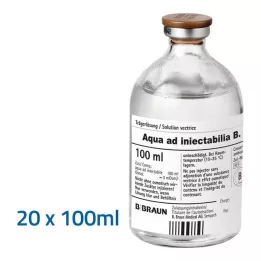 AQUA AD injectabilia solution for injection, 20X100 ml