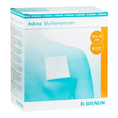 ASKINA Gauze compresses 10x10 cm sterile, 25X2 pcs