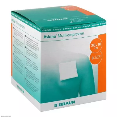 ASKINA Gauze compresses 10x20 cm sterile, 25X2 pcs