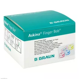 ASKINA Finger Bob coloured, 50 pcs