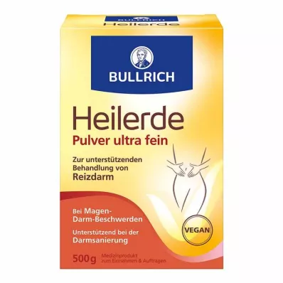 Bullrich healing clay powder ultra fine for taking and applying, 500 g Bullrich healing clay powder ultra fine for taking and applying, 500 g