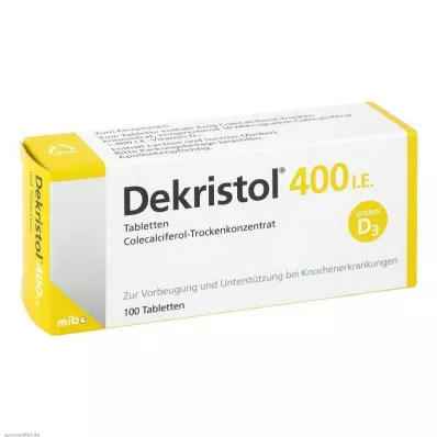 Dekristol 400 IU tablets, 100 pcs