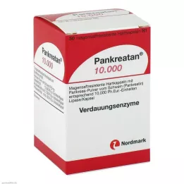 PANKREATAN 10,000 enteric-coated hard capsules, 50 pcs
