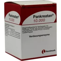 PANKREATAN 10,000 enteric-coated hard capsules, 100 pcs