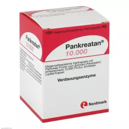 PANKREATAN 10,000 enteric-coated hard capsules, 100 pcs