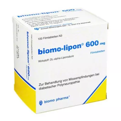 Biomo Lipon 600 film-coated tablets, 100 pcs