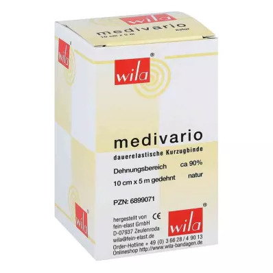 Medivario bandage 5mx10cm natural (1 piece) Medivario bandage 5mx10cm natural (1 piece)