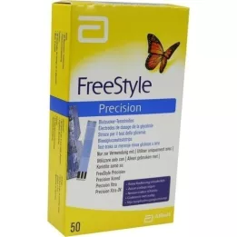 FREESTYLE Precision blood glucose test strip without coding, 50 pcs