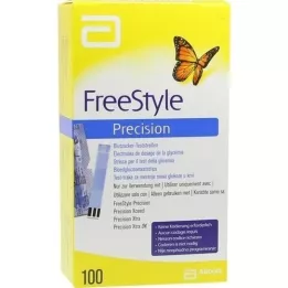 FREESTYLE Precision blood glucose test strip without coding, 100 pcs