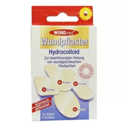 WUNDPFLASTER Hydrocolloid 4 sizes, 10 pcs