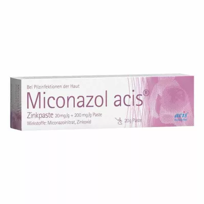 Miconazol acis zinc paste, 20 g