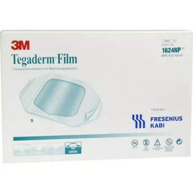 TEGADERM Film 6x7 cm 1624NP, 5 pcs