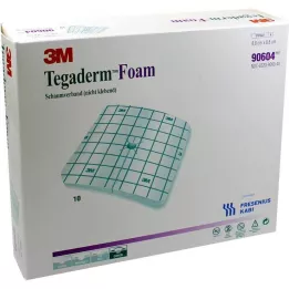 TEGADERM Foam dressing FK 8.8x8.8 cm 90604, 10 pcs