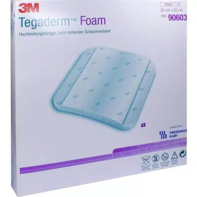 Tegaderm Foam FK 20x20cm 90603, 5 pcs Tegaderm Foam FK 20x20cm 90603, 5 pcs