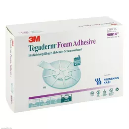 TEGADERM Foam Adhesive 6.9x7.6 cm oval 90614, 10 pcs