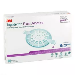 TEGADERM Foam Adhesive FK 10x11 cm oval 90611, 10 pcs